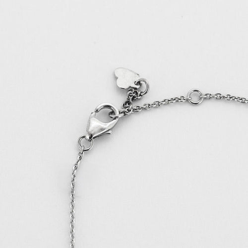 Collier or blanc pendentif en diamants