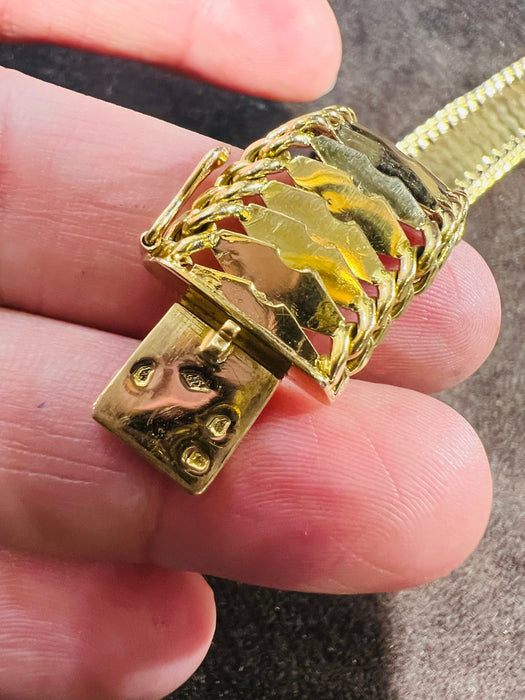 Bracelet or jaune époque 1950