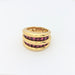 53 VERNEY ring - Yellow gold and ruby ​​ring 58 Facettes 28795