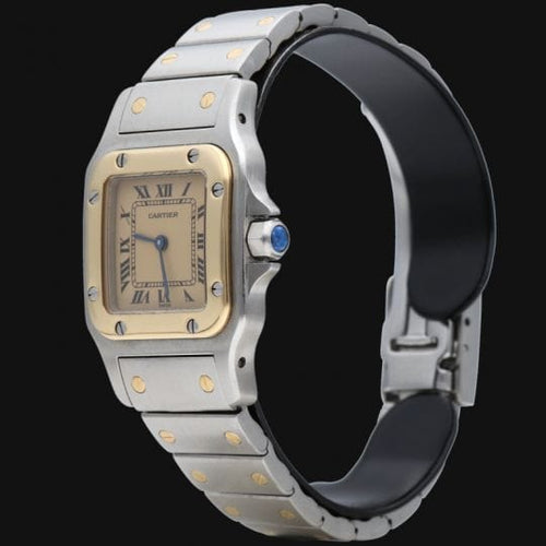 Montre Cartier Montre Santos De Cartier Galbee 58 Facettes MT42390