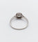Bague 53 Bague solitaire Art déco en platine, diamant 0,80 carat et diamants baguettes 58 Facettes A06520
