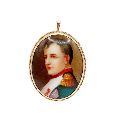 Pendentif Broche pendentif antique or rose 58 Facettes A02447