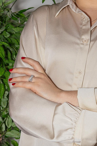 Bague 55 Mauboussin Bague En corps et encore  Or blanc Diamant 58 Facettes 4582984RV