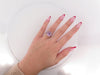 Bague 50 bague MAUBOUSSIN gueule d'amour or blanc diamants amethyste 58 Facettes 264047