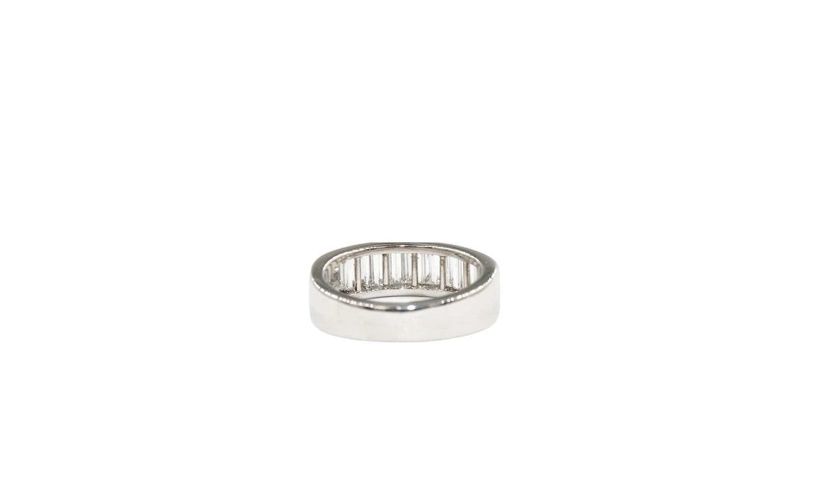 Bague Bague demi-éternité baguette diamant 58 Facettes