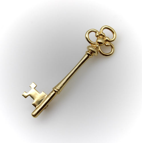 Tiffany & Co. - Vintage Gold Tiffany & Co. Key Brooch 58 Facettes A2006S