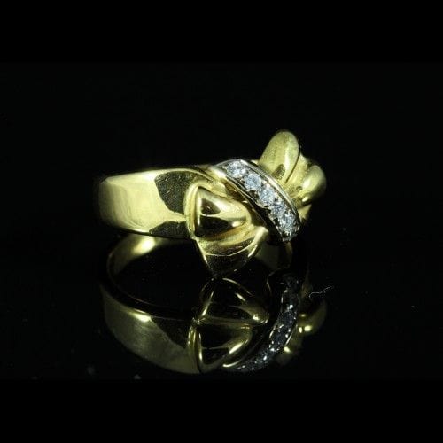 Bague 50 Bague noeud diamants 58 Facettes A1542