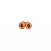 Yellow Gold Ruby Stud Earrings 58 Facettes BO-GS32226-17