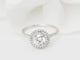 Bague 53 Bague solitaire en or blanc et diamants 0.72ct 58 Facettes 31788/32448