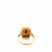 Ring 53 Art Deco Ring Yellow Gold and Topazes 58 Facettes 29-GS34748-1