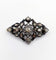 Broche Broche victorienne argent et or jaune fleurs, diamants 58 Facettes A05507