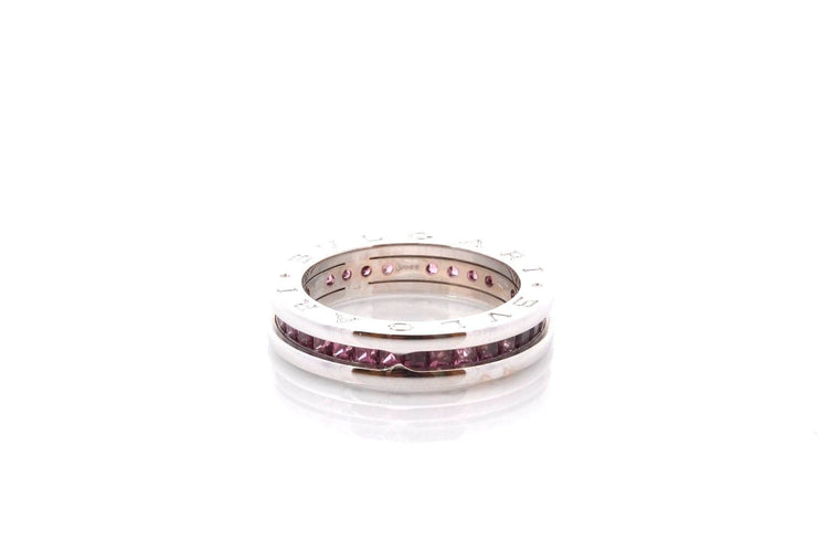 Bague 55 Bague Bulgari B.Zero1 topazes roses 58 Facettes 27314