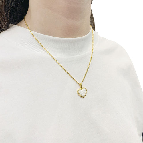 Pendentif Pendentif vintage Van Cleef & Arpels, "Coeur", or jaune, diamants. 58 Facettes 33777