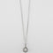 Collier Pendentif sur Chaine Diamant Or Blanc 58 Facettes