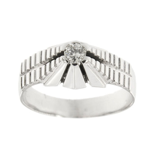 Bague 62 Bague solitaire avec diamant 0,20 ct 58 Facettes 33986