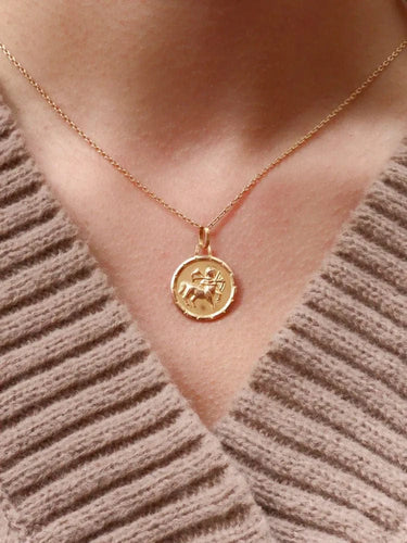 Pendentif Pendentif zodiaque sagittaire or jaune 58 Facettes J508