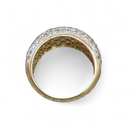 Bague 54 Bague pavée de diamants 58 Facettes 330