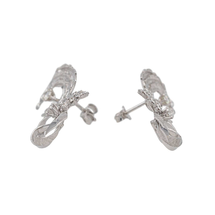 Boucles d'oreilles Boucles d'oreilles Or blanc Diamant 58 Facettes 3244484CN