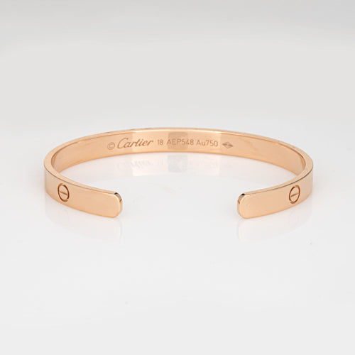Bracelet Cartier - Bracelet manchette Love Estate en or rose, bijou fin signé 58 Facettes G13771