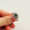 Bague 57 Bague en or blanc avec tourmaline et diamants 58 Facettes 50315