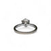 Ring 53 Solitaire ring white gold diamond 2,40 carats 58 Facettes