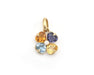 Pendentif Pendentif Bulgari en or jaune avec diamant, quartz et topaze 58 Facettes