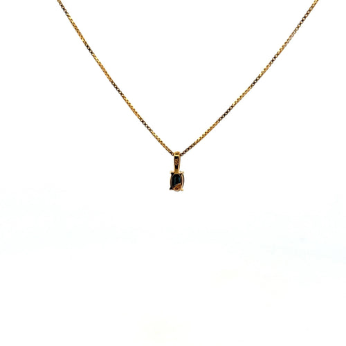 Pendentif Pendentif or jaune et topaze 58 Facettes 2-PED2-GS34788-7