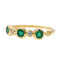 Bague 56.5 Bague Or jaune Emeraude 58 Facettes 2991940CN