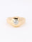 Bague 60 Bague jonc vintage or jaune diamant rond 0,5 carat 58 Facettes 1087.25