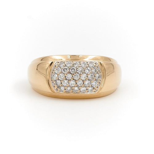 Bague 63 Bague Jonc Or jaune  Diamant 58 Facettes 1649195CN