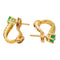 Boucles d'oreilles Boucles d'oreilles Or jaune Emeraude 58 Facettes 3028447CN