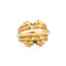 Bague 54 Bague en or cannelée vintage des années 80 58 Facettes G13431