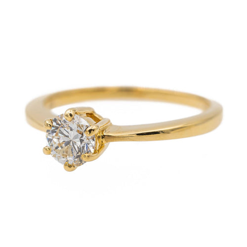 Bague 49 Bague Solitaire Or jaune Diamant 58 Facettes 3562624CN