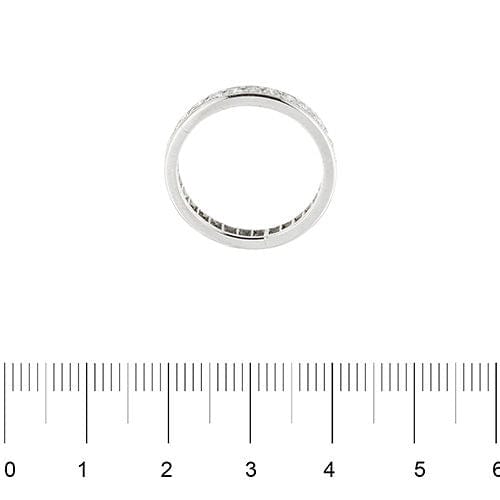 Bague 51 Bague d'éternité avec diamants de 1,45 ct 58 Facettes 36705