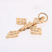 Pendentif Croix ancienne en or rose 58 Facettes 24-200