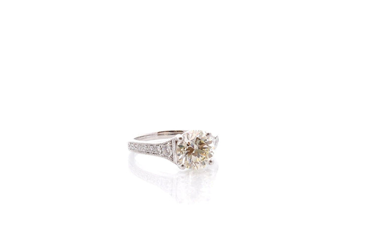 Bague diamant de 2,43cts M VS1
