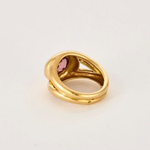 Bague 51 Bague or jaune, spinelle 58 Facettes HOU5377