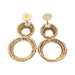 Earrings Yellow gold earrings. 58 Facettes 33677