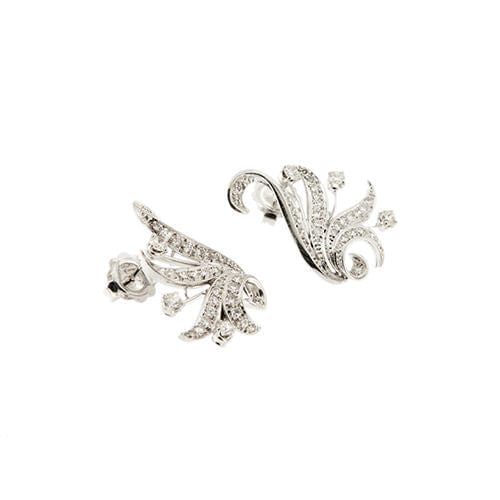 Boucles d'oreilles Boucles d'oreilles à tige en diamant 58 Facettes 38923