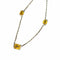 Collier Collier saphirs jaunes 58 Facettes 205