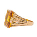 Bague 56 Bague Cocktail Or rose Citrine 58 Facettes 2991785CN