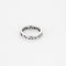 Bague 47 Alliance en or gris et diamants 58 Facettes DRE16062