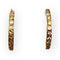 Boucles d'oreilles Créoles or jaune et diamants 58 Facettes 149060553