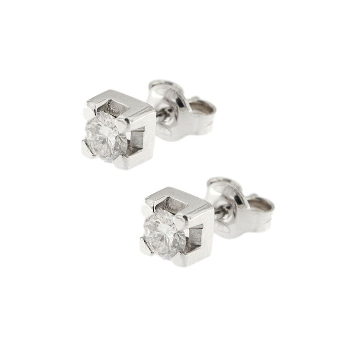 Boucles d'oreilles Boucles d'oreilles point lumineux avec diamants 0,70 ct 58 Facettes 35622