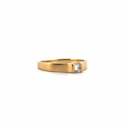 Bague 59 Solitaire Or Jaune Diamant 58 Facettes 78-GS35143