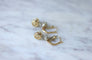 Boucles d'oreilles Dormeuses Art Deco or, perles, et diamants 58 Facettes
