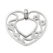 Pendentif Repossi Pendentif Coeur Love Or blanc Diamant 58 Facettes 577672GD