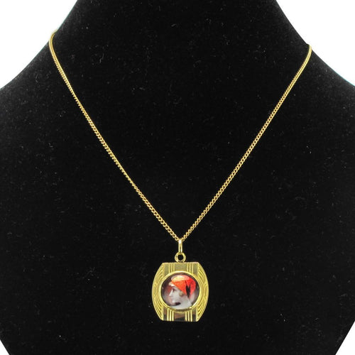 Pendentif Médaille or et émail de Limoges 58 Facettes 15-423