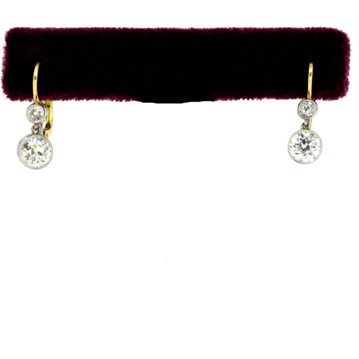 Boucles d'oreilles Boucles d'oreilles en diamant, platine 58 Facettes C21AE71BAA7B4DDD92CDC740FF563C89