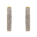 Boucles d'oreilles Boucles d'oreilles Créoles Or jaune Diamant 58 Facettes 2711789CN